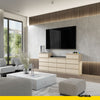 GABRIEL - Kommode / Sideboard mit 14 Schubladen (4+6+4) - Sonoma Eiche H92/70cm B220cm T33cm