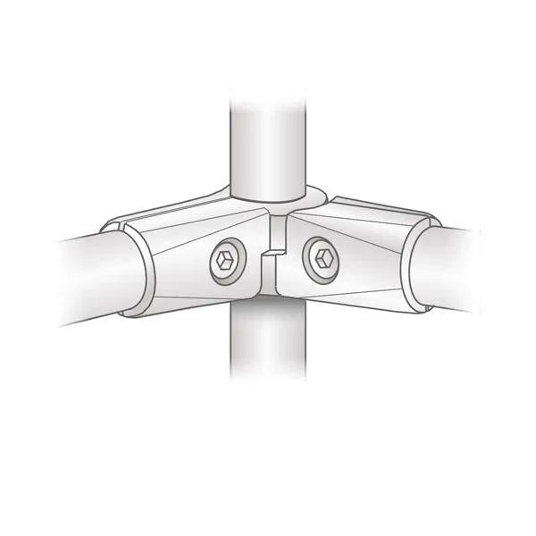 25mm Halber S-Typ Rohrverbinder, Chrom – Furnica