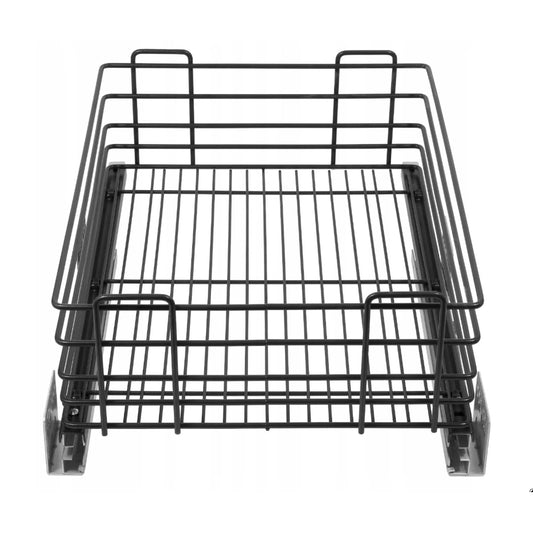 40er Ausziehkorb Korbschublade EXCLUSIVE CARGO MULTI - Grau/Graphit – Furnica