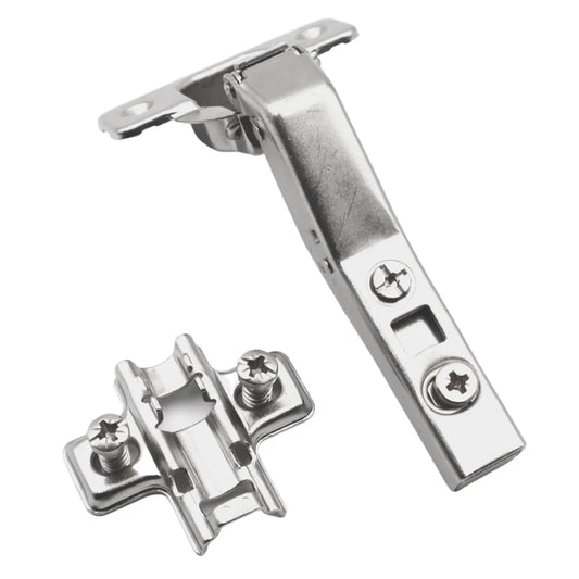 +45º Scharnier Soft-Close Topfband, H2 Montageplatte mit EURO Schrauben für Eckschränke – Furnica