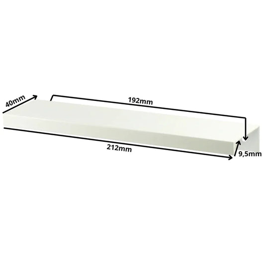 Edge Grip Rundprofil-Griff 192mm (212mm Gesamtlänge) - Weiß – Furnica