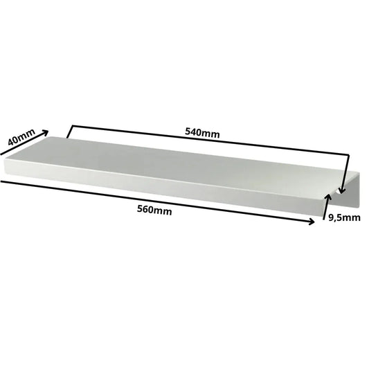 Edge Grip Rundprofil-Griff 540mm (560mm Gesamtlänge) - Aluminium – Furnica