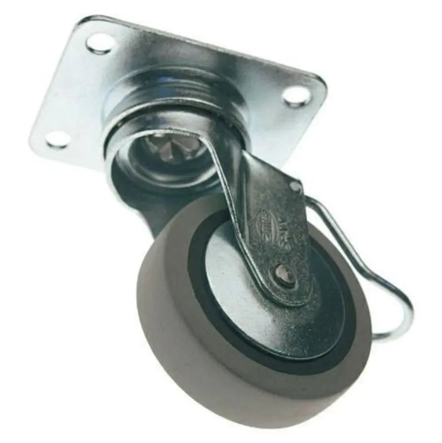 Gummi-Lenkrad mit Bremse Ø60mm – Furnica