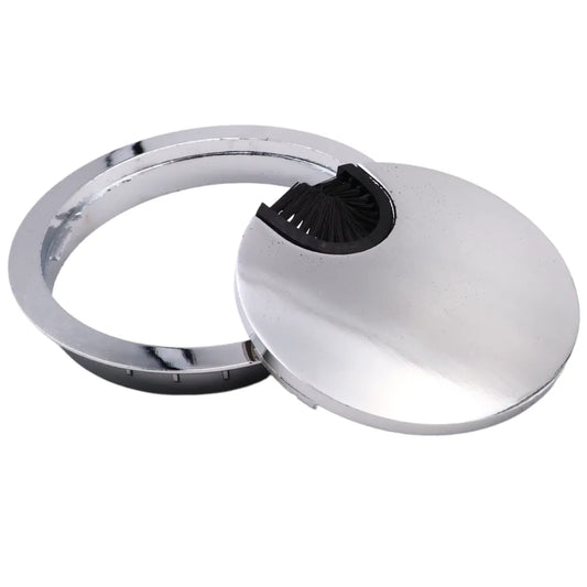 Metall Kabeldurchführung 80mm, Chrom – Furnica