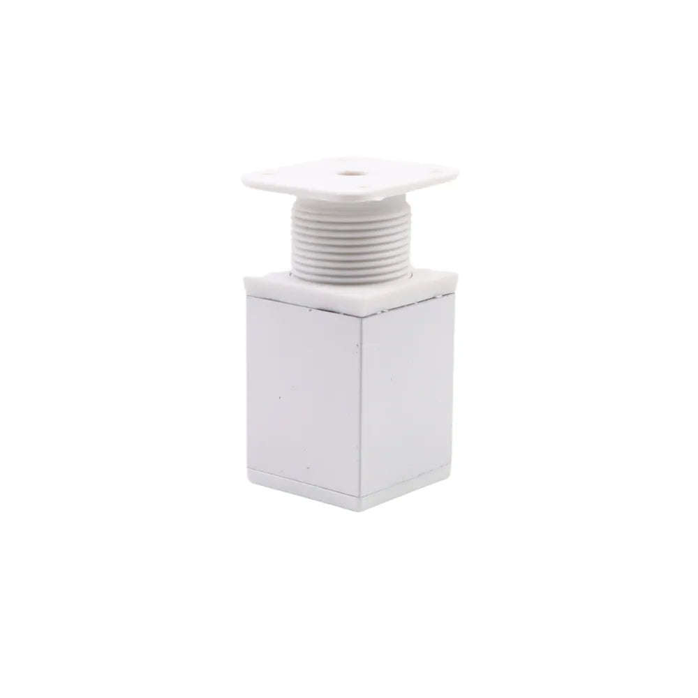 Möbelfüße Quadratisch 40x40mm - 60mm - Weiß – Furnica