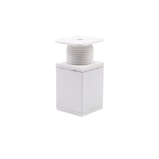 Möbelfüße Quadratisch 40x40mm - 60mm - Weiß – Furnica