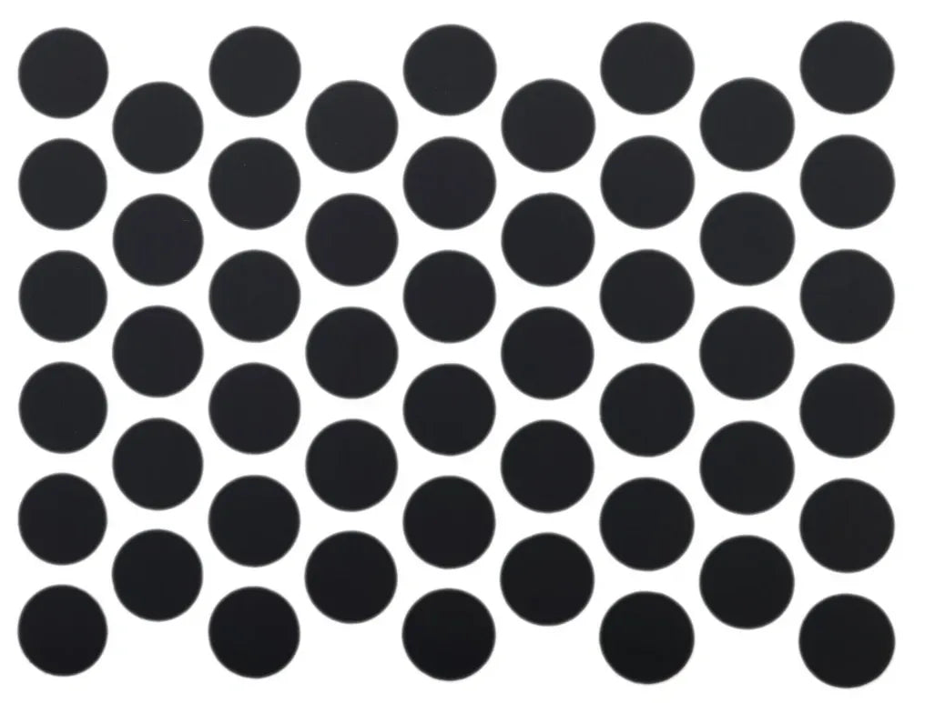 Schraubabdeckkappen Selbstklebend - Mattschwarz 14mm – Furnica