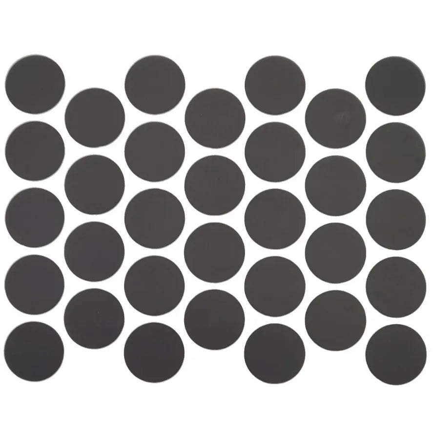 Schraubabdeckkappen Selbstklebend - Mattschwarz 18mm – Furnica