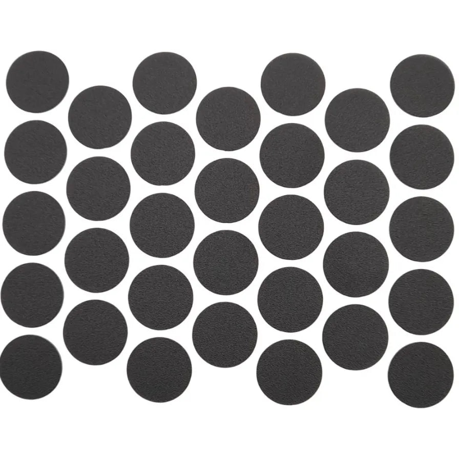 Schraubabdeckkappen Selbstklebend - Schwarz 18mm – Furnica