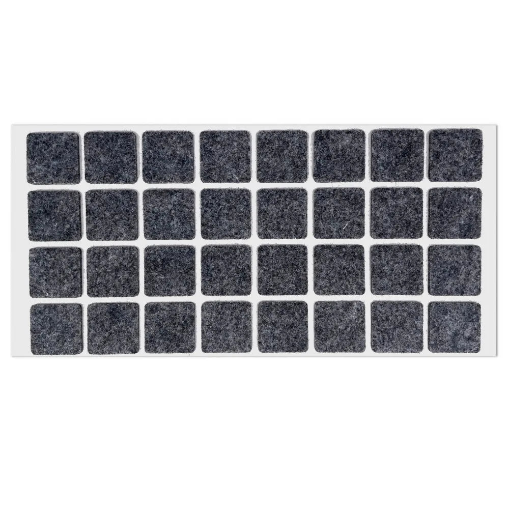 Selbstklebendes Filzpad 25x25mm Grau – Furnica