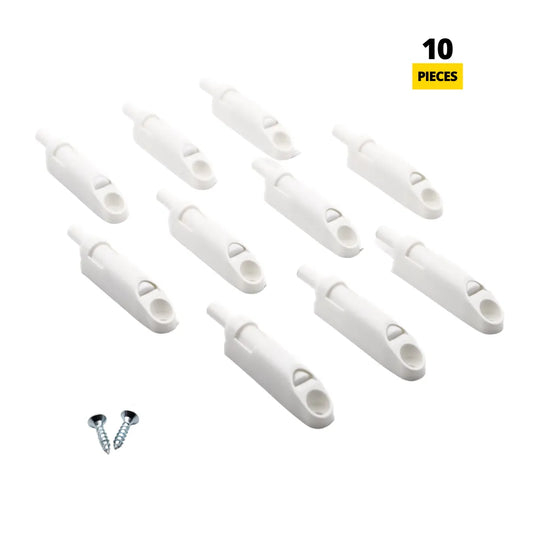 Soft-Close Schranktürdämpfer - Weiß (10 Stück) – Furnica
