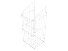 Faltbarer Wäschekorb 50cm - Weiß