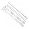 1 Satz Rollschubführung Schubladenschienen Weiss, 0.9mm