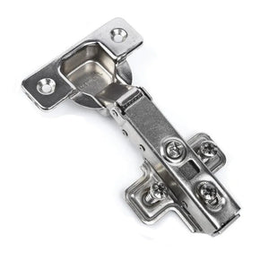 110° Soft-Close Scharnier Topfband, H0 Montageplatte mit EURO Schrauben, Eckanschlag