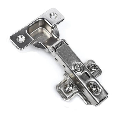 110° Soft-Close Scharnier Topfband, H0 Montageplatte mit EURO Schrauben, Eckanschlag – Furnica