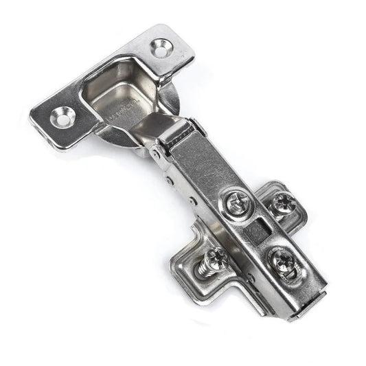 110° Soft-Close Scharnier Topfband, H0 Montageplatte mit EURO Schrauben, Eckanschlag – Furnica
