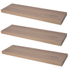 Verdecktes Bücherregal - 3er Pack- Knorrige Eiche - 90cm