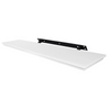 Verdecktes Bücherregal - Klassisch - 3er Pack - Weiß Matt - 118cm
