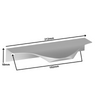 Edge Grip Rundprofil-Griff 192mm (212mm Gesamtlänge) - Aluminium