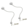 2 Schlafzimmer LED Lampen mit USB + Netzteil (F02)