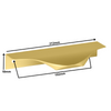 Edge Grip Rundprofil-Griff 192mm (212mm Gesamtlänge) - Gold