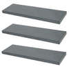 Verdecktes Bücherregal - 3er Pack- Industrie-Grau - 120cm