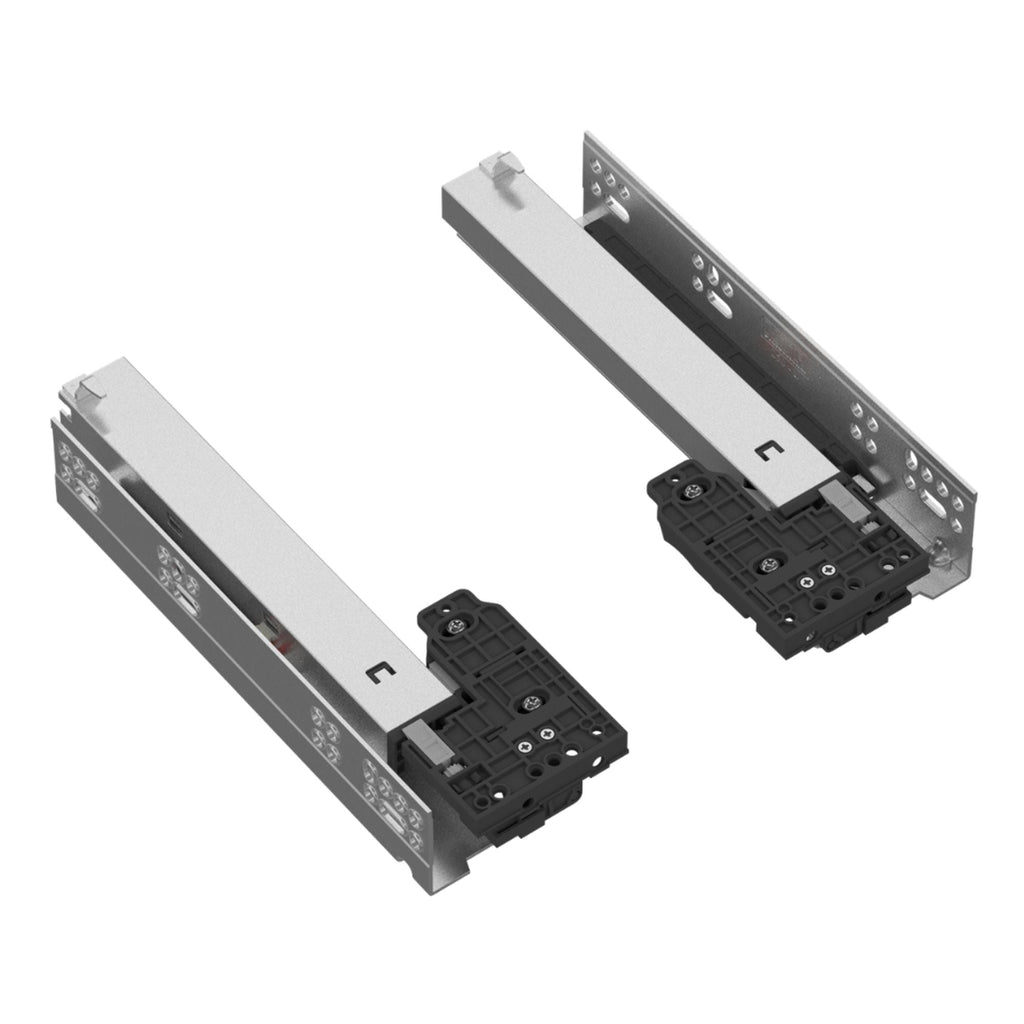 Soft-Close Unterflurführungen Schubladenschienen, Vollauszug 250mm - 600mm