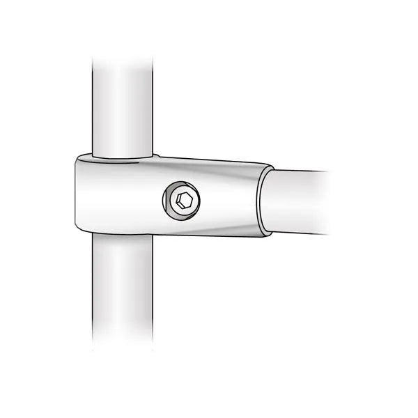 25mm Rohrverbinder Trennwandhalter, Chrom – Furnica