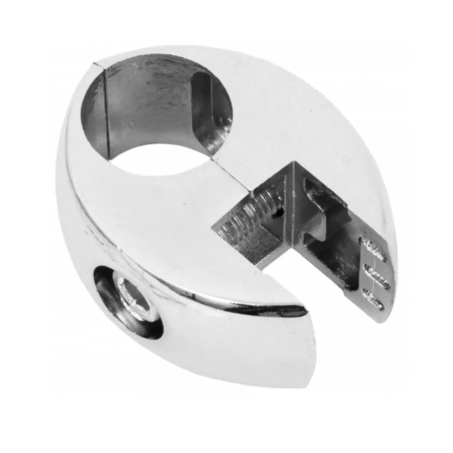 25mm Verbindungsstecker für Glas und Platten, Chrom – Furnica