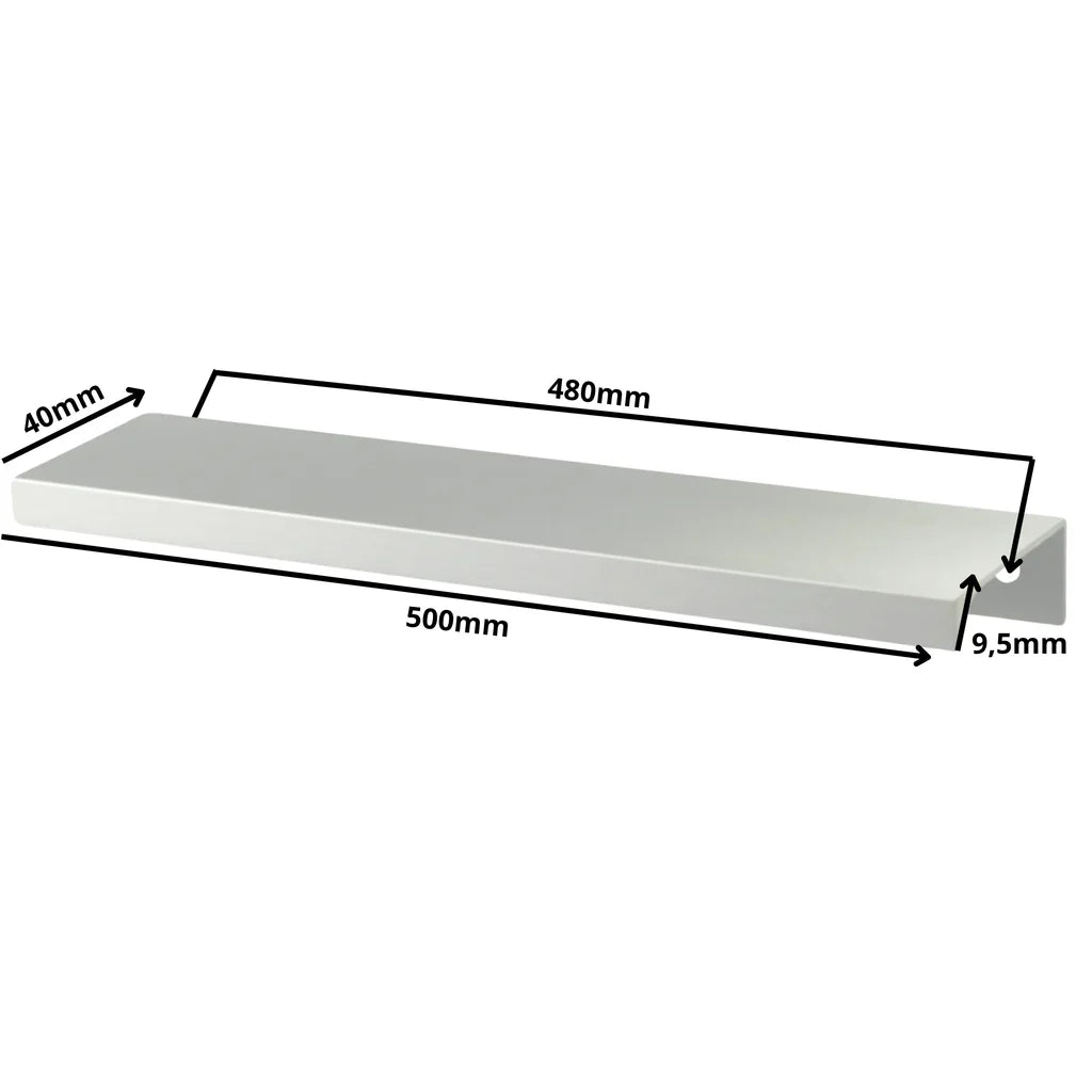 Edge Grip Rundprofil-Griff 480mm (500mm Gesamtlänge) -  Elektropoler