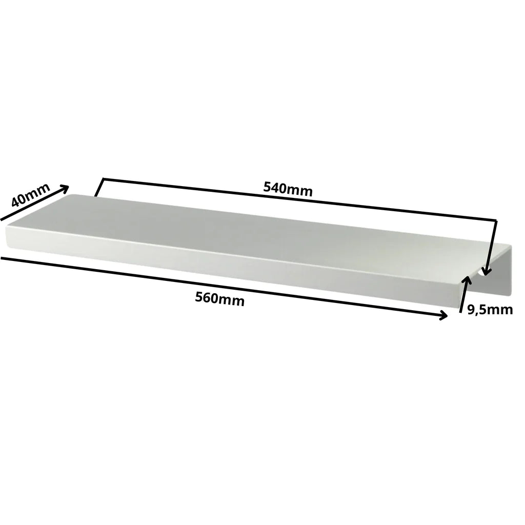 Edge Grip Rundprofil-Griff 540mm (560mm Gesamtlänge) -  Aluminium