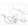 3 Wandhängeschrank LED Lampen + Netzteil (F04)