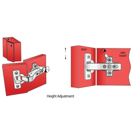+30º Soft-Close Scharnier Topfband, H2 Montageplatte für Eckschränke – Furnica