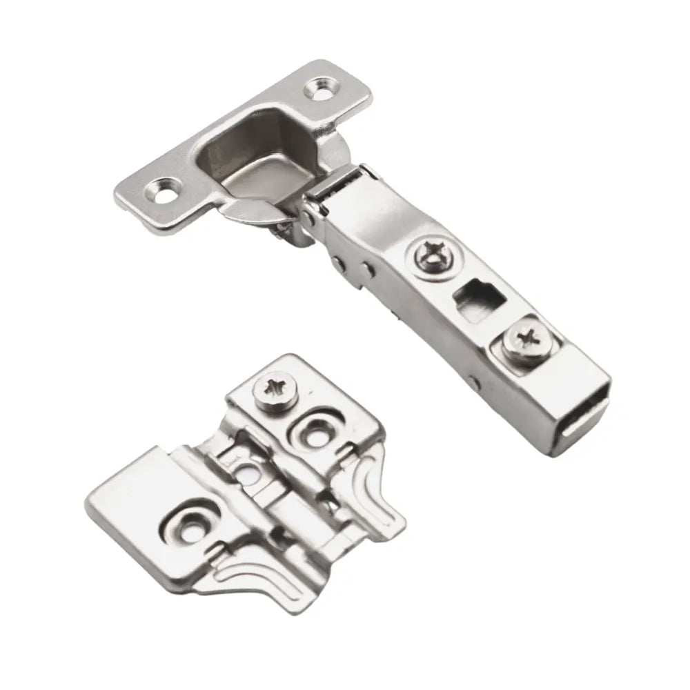 3D 110° Soft-Close-Scharnier, H0-Montageplatte, Aufsatztüren – Furnica