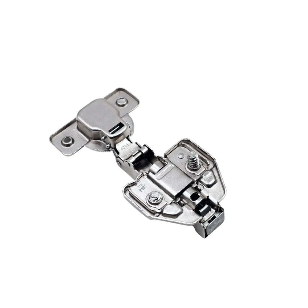3D Push to Open Federlose Scharnier Topfband, H0 Montageplatte mit EURO Schrauben, Eckanschlag – Furnica