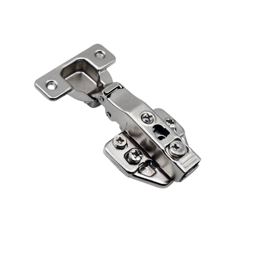 3D Push to Open Federlose Scharnier Topfband, H0 Montageplatte mit EURO Schrauben, Eckanschlag – Furnica