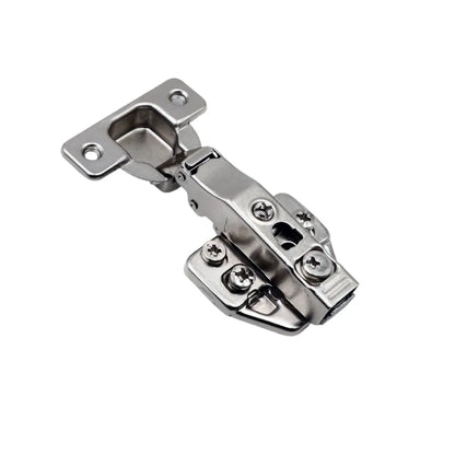 3D Push to Open Federlose Scharnier Topfband, H0 Montageplatte mit EURO Schrauben, Eckanschlag – Furnica