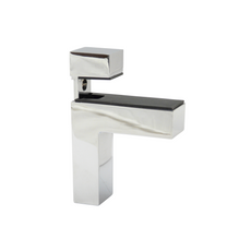 Glas- und Tellerhalter L-Form III - Chrom