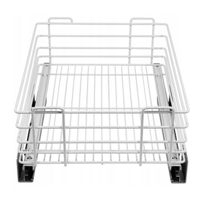 40er Ausziehkorb Korbschublade EXCLUSIVE CARGO MULTI - Weiß – Furnica