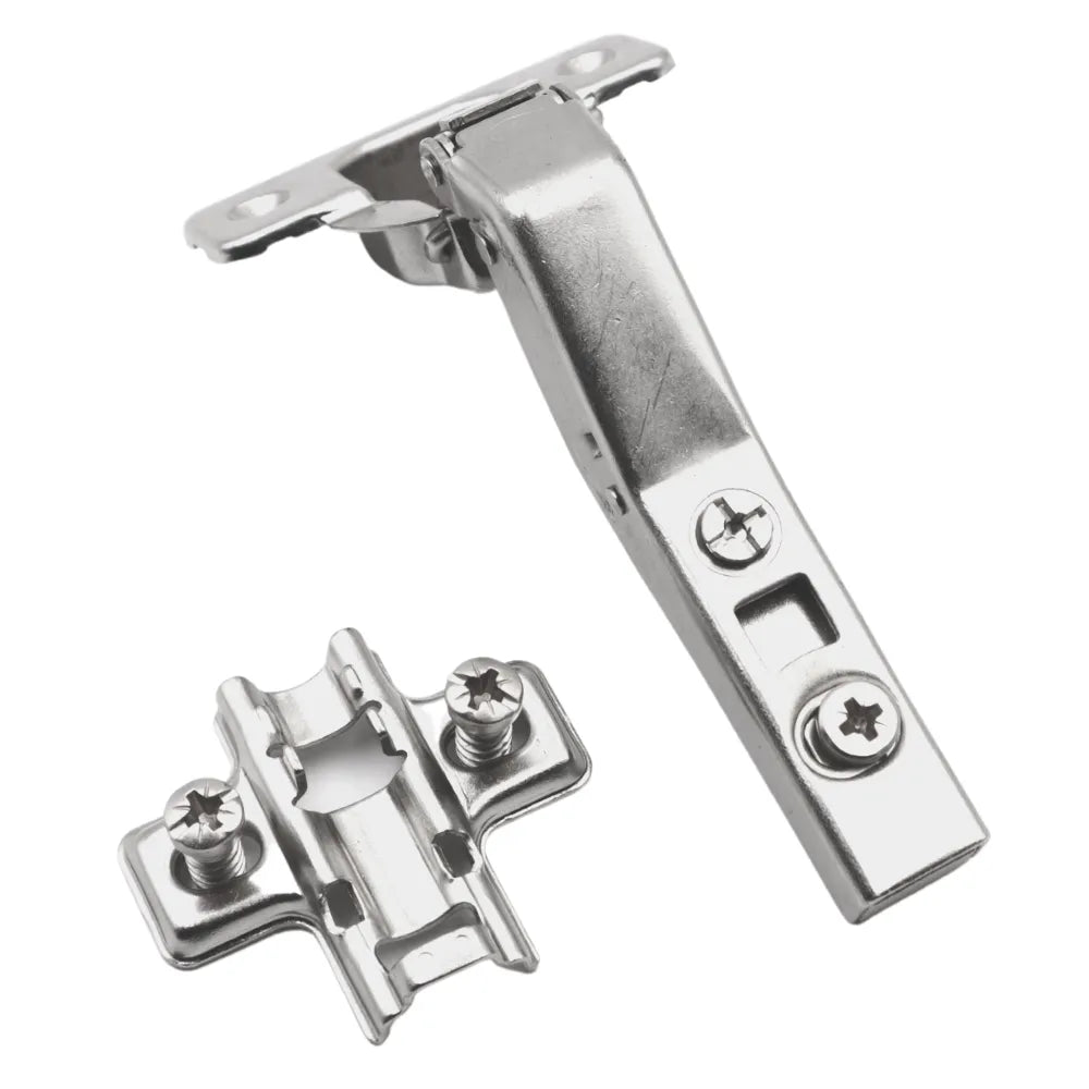 +45º Scharnier Soft-Close Topfband, H2 Montageplatte mit EURO Schrauben für Eckschränke – Furnica