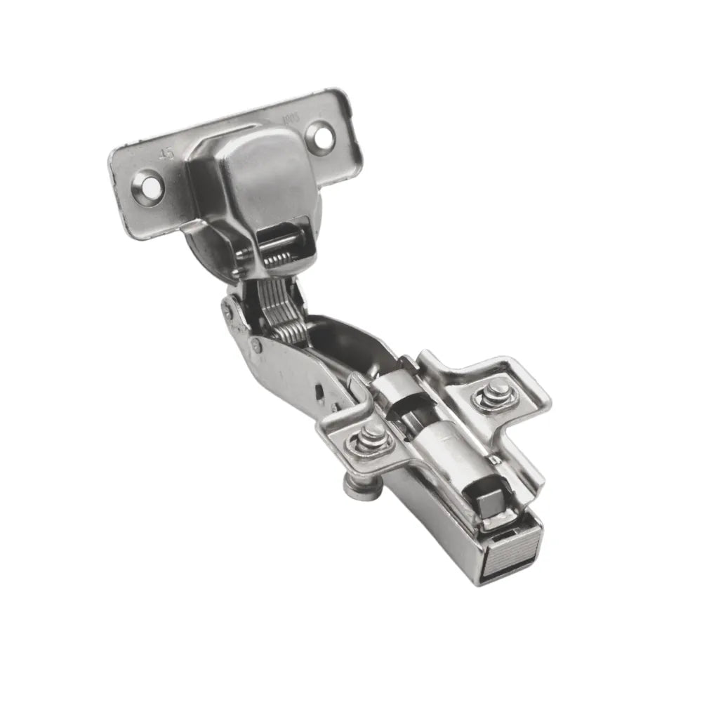 +45º Scharnier Soft-Close Topfband, H2 Montageplatte mit EURO Schrauben für Eckschränke – Furnica