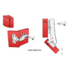 +45º Scharnier Soft-Close Topfband, H2 Montageplatte mit EURO Schrauben für Eckschränke