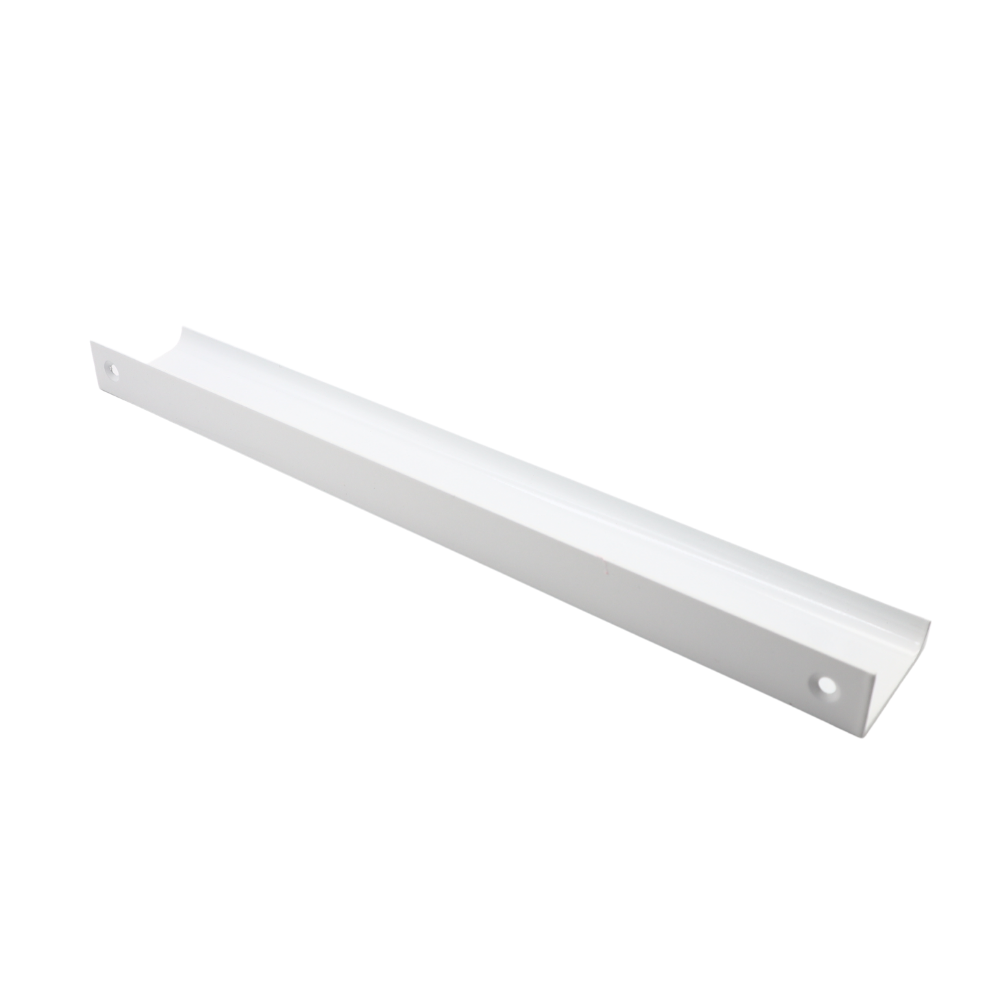 Griffleiste Kantengriff 256mm (276mm Gesamtlänge) - Weiss