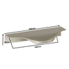 Edge Grip Rundprofil-Griff 480mm (500mm Gesamtlänge) - Gebürsteter Edelstahl