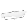 Edge Grip Rundprofil-Griff 480mm (500mm Gesamtlänge) - Weiß