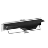 Edge Grip Rundprofil-Griff 480mm (500mm Gesamtlänge) - Schwarz Matt