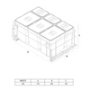 Mülleimer Mülltrennung Soft-Close 3 x 15L + 3 x 6L - 60cm Küchenschrank