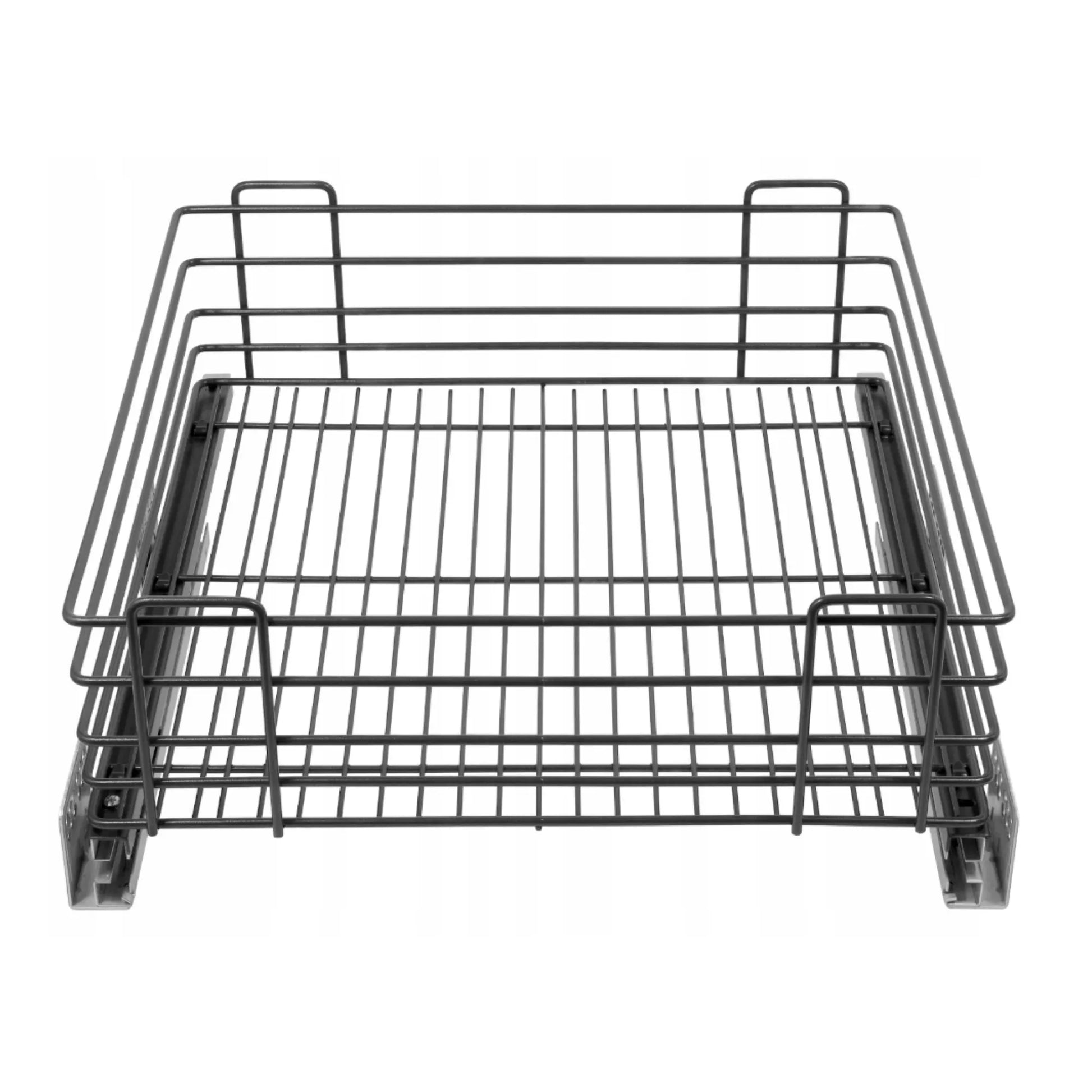 60er Ausziehkorb Korbschublade EXCLUSIVE CARGO MULTI - Grau/Graphit – Furnica