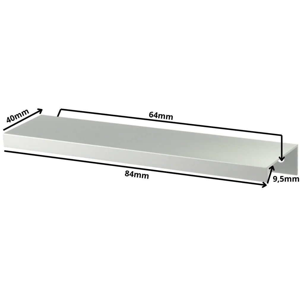 Edge Grip Rundprofil-Griff 64mm (84mm Gesamtlänge) - Elektropoler
