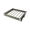 Ausziehbarer Hosenbügel für 70cm-Schrank Soft-Close - Einzelner Fachboden - Grau